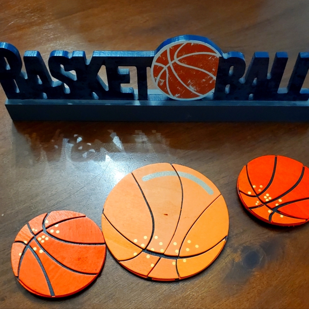 Basketball Decor Set